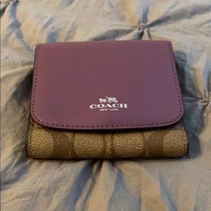 Coach trifold wallet